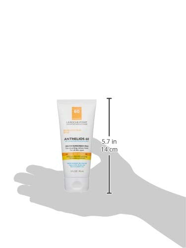 La Roche-Posay Anthelios Melt-In Milk Sunscreen SPF 60 | Lightweight, Oil-Free, Fast-Absorbing Formula for Body & Face