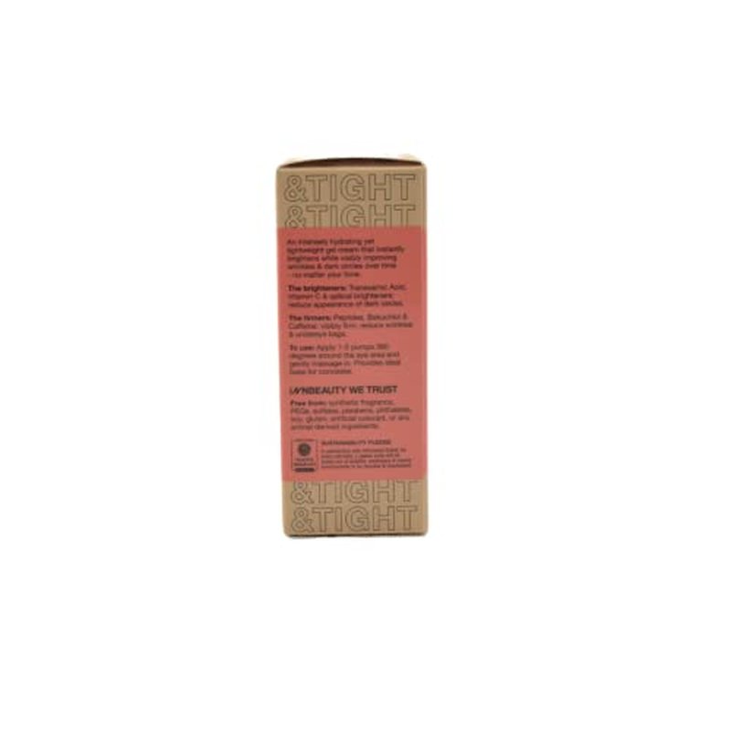 iNNBEAUTY PROJECT Bright & Tight Dark Circle Firming Eye Cream with Vitamin C & Peptides 0.5 oz / 15 mL