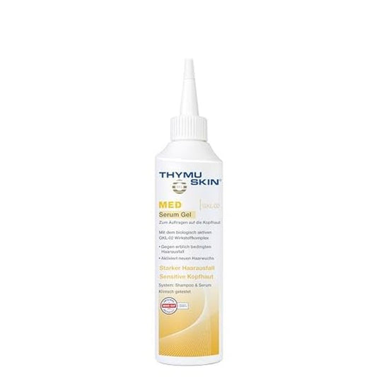 Thymuskin Med Serum Gel - Advanced Hair Peptide Serum for Hair Growth & Density - Hair Care Solution with Multi-Peptide Formula - Hydrating Serumfor Scalp Health