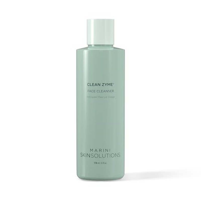 Clean Zyme - Exfoliating Face Cleanser with Proteolytic Enzymes (Papain from Green Unripened Papaya) - Cruelty Free - Made in The USA - 6 fl oz
