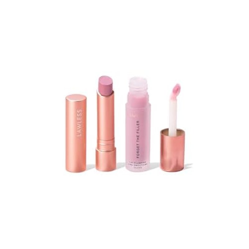 Lawless Women's Lip Twin Bundle, Lavender Sorbet, Pink, 2 Count