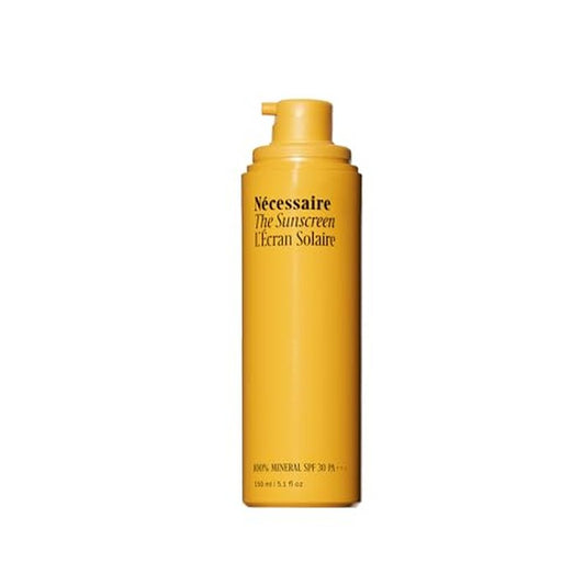 N?cessaire The Mineral Sunscreen SPF 30 PA+++. For The Body. Broad Spectrum. Zinc Oxide, Hyaluronic Acid, Niacinamide. Hydrate. Protect Against Sun Damage + Premature Aging. Dermatologist-Tested 5.1oz