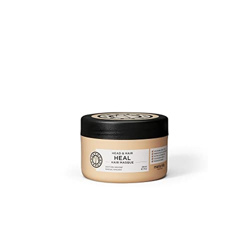 Maria Nila Head & Hair Heal, Hair Mask 8.5 Fl Oz, Soothing Aloe Vera for dry & itchy scalps, 100% Vegan & Sulfate/Paraben free