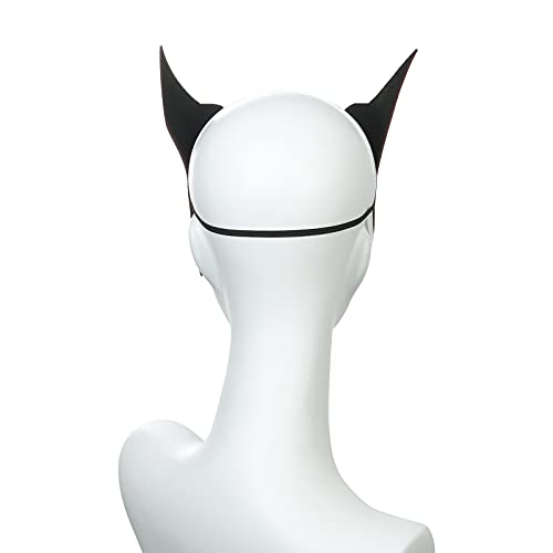 Women Tiara for Scarlet Witch Headpiece Wanda Maximoff Headwear Red Leather Crown Halloween Party Costume Props (A)