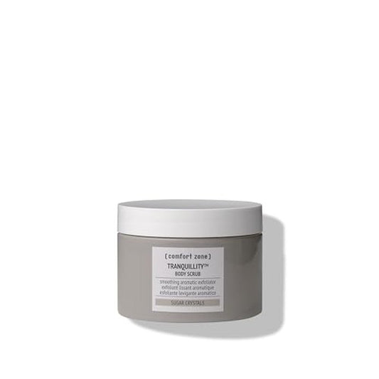 [ comfort zone ] Tranquillity¢â Body Scrub, Soothing Aromatic Gentle Exfoliator Enriched with Sugar Crystals and Amaranth & Almond Essential Oils, for an Instantly Smoother and Softer Skin, 10.06 Oz.