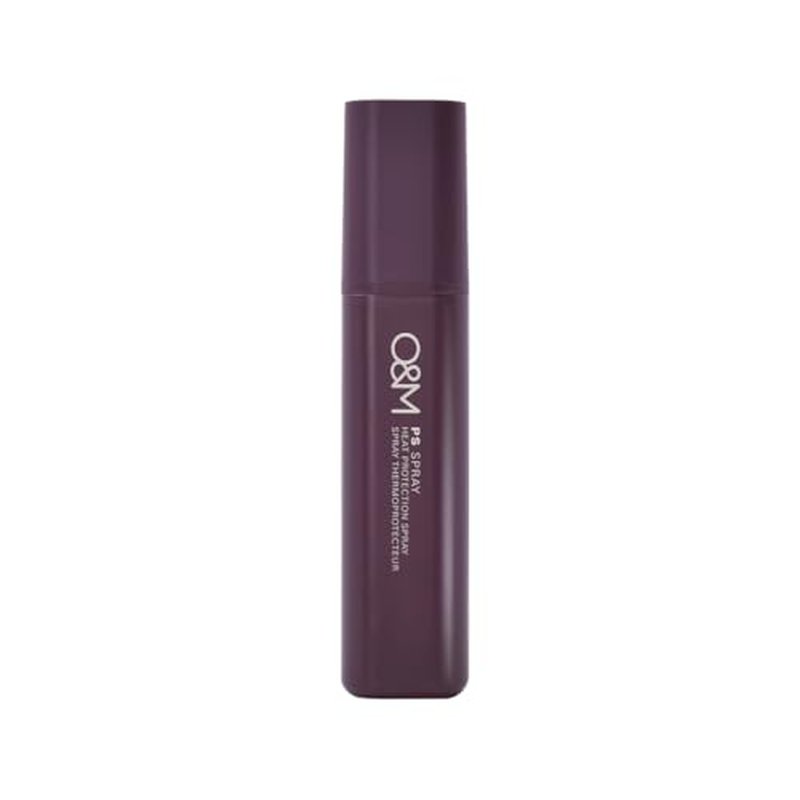 O&M PS Hair Spray Heat Protectant, Curly Hair Products, Hydrates & Strengthens, UV Protection Hairspray, Fights Frizz, Locks in Moisture, Vegan, Non-Toxic, Shine Enhancer Spray, 150ml