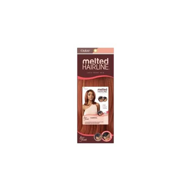 Outre Synthetic Melted Hairline Swiss Lace Front Wig - SABRINA (1B)