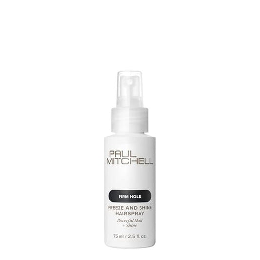 Paul Mitchell Freeze and Shine Super Hairspray, Maximum Hold, Shiny Finish Hairspray, For Coarse Hair