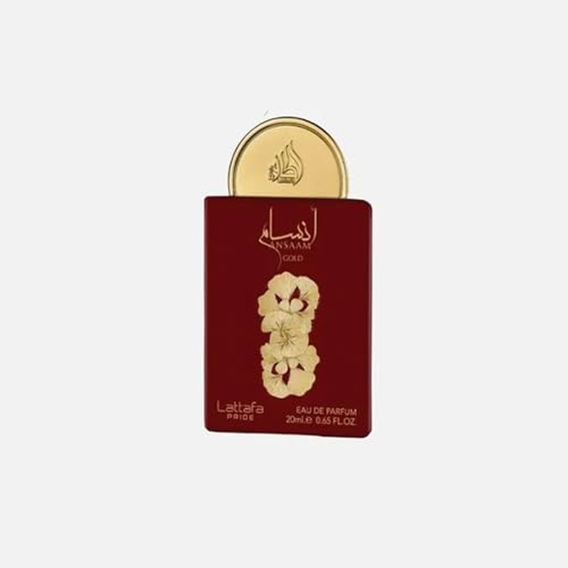 Lattafa Pride Ansaam Gold For Unisex 3 Piece Gift Set (3.4 Fl Oz EDP + 0.65 Fl Oz EDP + 6.67 Fl Oz Deo)