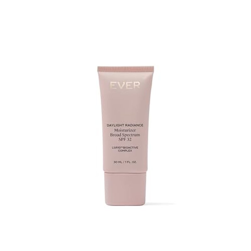 EVER Daylight Radiance Moisturizer SPF 32 ? Mineral Broad-Spectrum + Hydrating Coverage, Lightweight Glow Enhancer - Clear