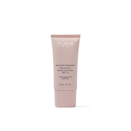 EVER Daylight Radiance Moisturizer SPF 32 ? Mineral Broad-Spectrum + Hydrating Coverage, Lightweight Glow Enhancer - Clear