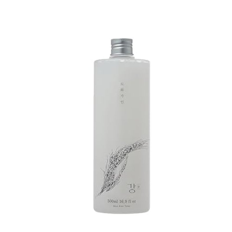 Gentle Rice Bran Toner Korean for Face (Tone, Rejuvenate & Moisturize) - Hydrating Vegan with Hyaluronic Acid - Rice Bran Extract (16.9 Fl oz)