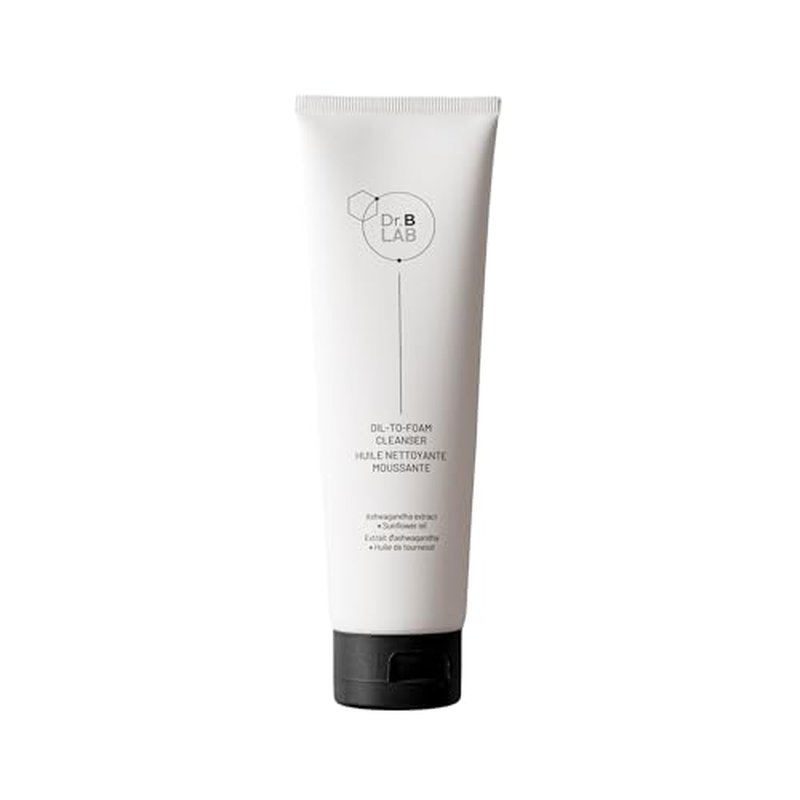 Dr. Brandt Dr. B Lab Oil-to-Foam Cleanser - Gentle, Hydrating, Double Cleansing Formula Removes Dirt, Makeup & Impurities - 4.2 fl oz