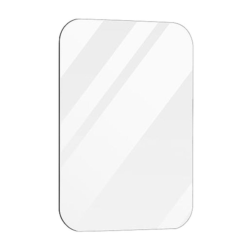 Magnetic Locker Mirror 5.5''x7'' Small Real Glass Makeup Mirror with Magnetic Backing Cute Locker Decorations for Office Cabinet Lockers Accessories