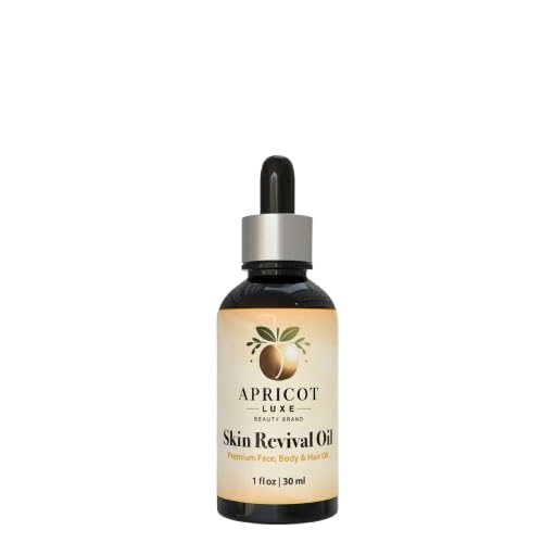 Luxe Skin Revival Organic Apricot Kernel Oil - 100% Pure Cold Pressed for Healthy Skin