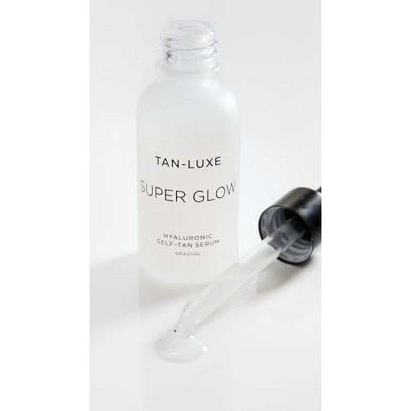 TAN-LUXE SUPER GLOW Self Tan Serum Gift Set, (10 ml) Daily Gradual Fake Tanning Skincare, Cruelty Free & Vegan