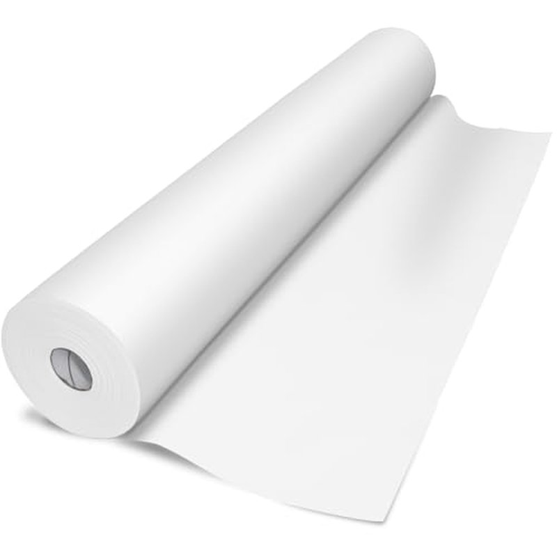 Disposable Massage Table Sheets 6 Rolls 30 g/m2 Waterproof Thick Non Woven Bed Sheets ,71 x 31.5 inches, 50 Sheets per Roll with Face Hole for Beauty Salon Hotels (6)