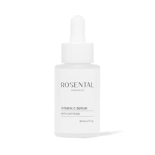 Organics Vitamin C Serum with Caffeine (30ml) ? Hydrating Face Serum for Dark Spots, Acne Scars, Wrinkles ? Brightening & Anti-Aging Facial Care ? Natural Cosmetics ? Made in Germany