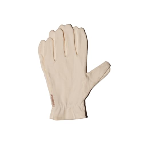PAUME Overnight Hydration Gloves, 100% Organic Cotton, Ideal for Dry and Cracked Hands, Deliver Healing and Moisturizing Benefits, 1 Pair