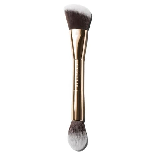 Beauty Pie Double-Ended Sculpt & Blush Brush 012 ? Professional Angled Contour & Tapered Highlight Makeup Brush ? Vegan, Cruelty-Free Synthetic Bristles ? Sculpt, Blend & Highlight in One Tool