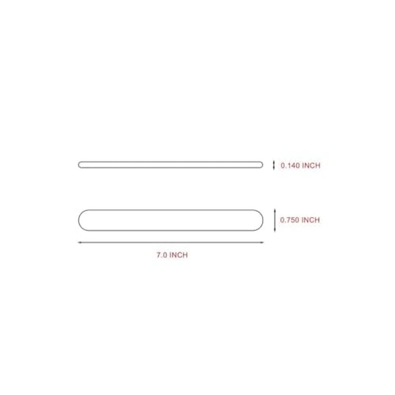 Empyrean Premium Nail Files | Made in USA | Coarse 120/240 Fine | Professionals Choice | Disinfectable Washable Reusable | Blue Nail File