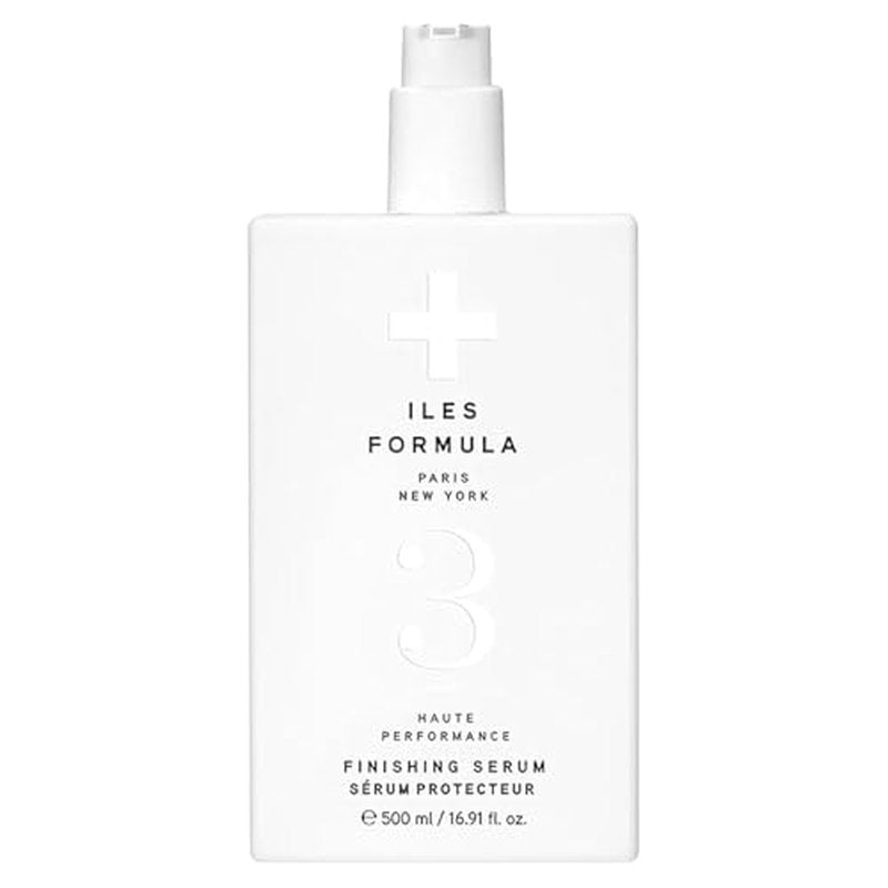 ILES FORMULA Weightless Styling Cream & Finishing Serum with Heat Protection, Non-Greasy Hair Repair Treatment for Damaged Hair, Anti-Frizz Blow Dry Product with Silk Extract & Macroloba Seed (500mL)