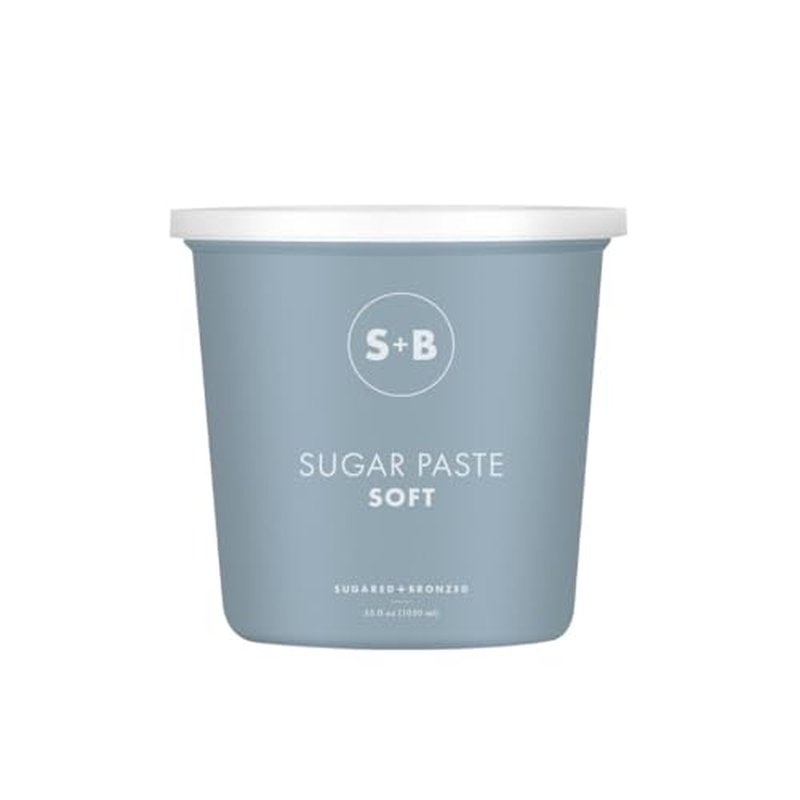 SUGARED + BRONZED Sugar Paste All-Natural Full Body Hair Removal. Better than waxing! (SOFT) 35 fl. oz.