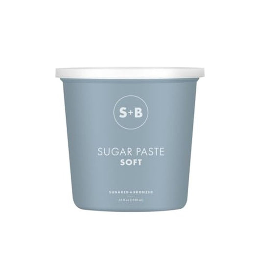 SUGARED + BRONZED Sugar Paste All-Natural Full Body Hair Removal. Better than waxing! (SOFT) 35 fl. oz.
