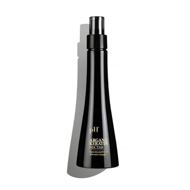 pH PURE HAIR Argan Oil & Keratin Leave-In Conditioner Spray - Argan Oil Hair Spray with Moisturizing, Anti-Frizz & UV Protection for Damaged, Color-Treated Hair, Adds Shine & Volume - 5.1 oz