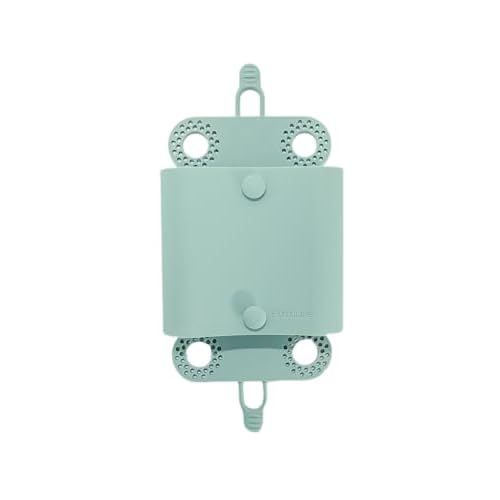 Shower Wall Hair Catcher, Modern Silicone Design Collects & Conceals Hair in Bathroom, Prevents Clogged Drains, Reusable, Removable, Easy to Clean, Heavy Duty Hanger Included (Sage Green)