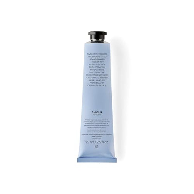AMOLN - Hand Cream | Enriching, Perfumed Hand Cream | Aluminium Tube, Vegan (Museet, 2.5 fl oz | 75 ml)