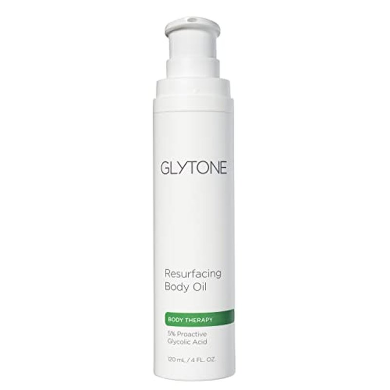 Glytone Resurfacing Body Oil? Nourishing & moisturizing anti aging Body Oil for dry Skin & Keratosis Pilaris ?5% Proactive Glycolic Acid After Shower oil for Body?Unscented, Non Toxic 4 Fl oz