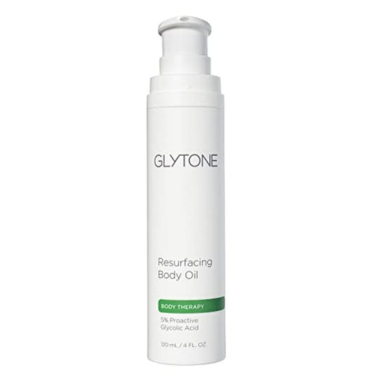 Glytone Resurfacing Body Oil? Nourishing & moisturizing anti aging Body Oil for dry Skin & Keratosis Pilaris ?5% Proactive Glycolic Acid After Shower oil for Body?Unscented, Non Toxic 4 Fl oz