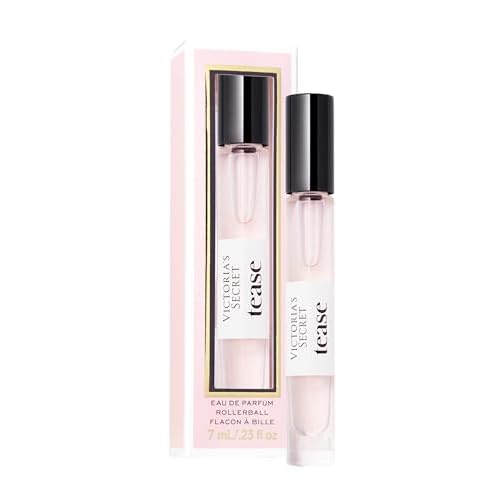 Victoria's Secret Tease Eau de Parfum Travel Spray, Notes of White Gardenia, Anjou Pear & Black Vanilla, Mini Perfumes for Women (0.23 oz)