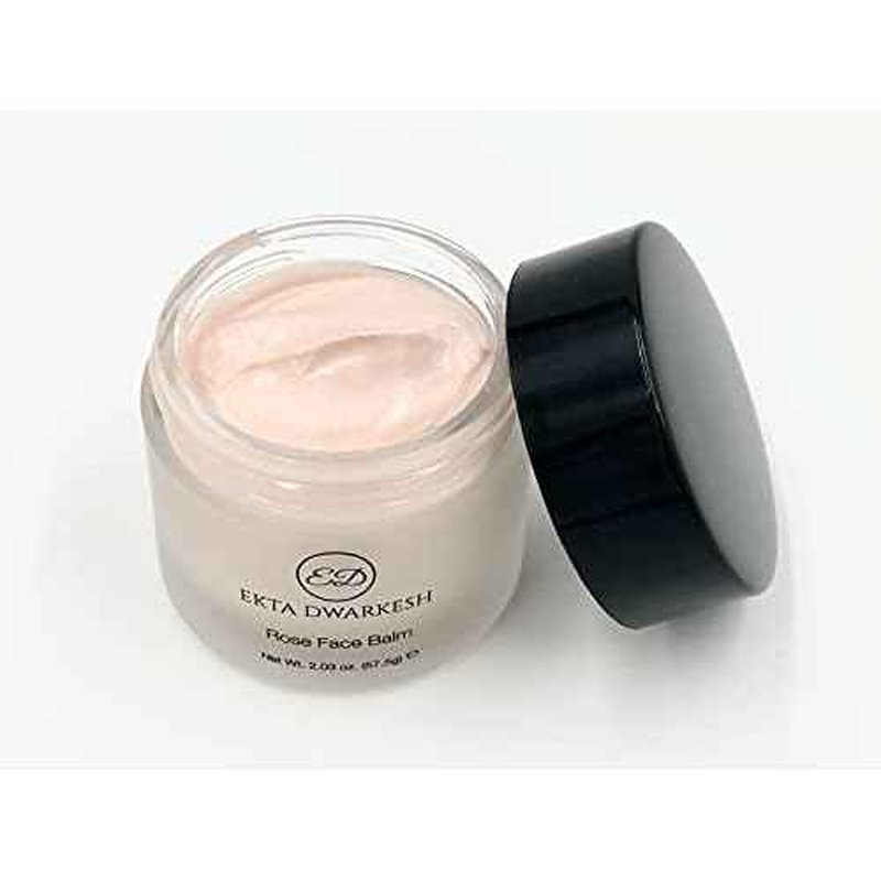 Rose Face Balm- Face Cream Infused with Rose Extracts- Vegan and Cruelty Free 2.03 oz