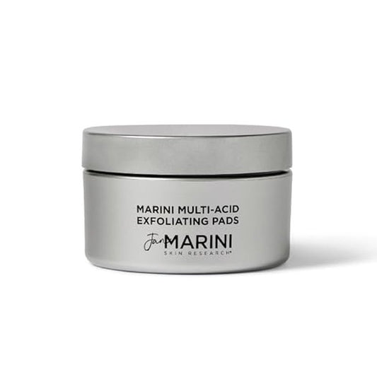Jan Marini Skin Research Marini Multi-Acid Exfoliating Pads - At-Home Skin Health Peel - Exfoliating Skincare Solution with Glycolic, Salicylic, Mandelic & Lactic Acid - 30 Pads