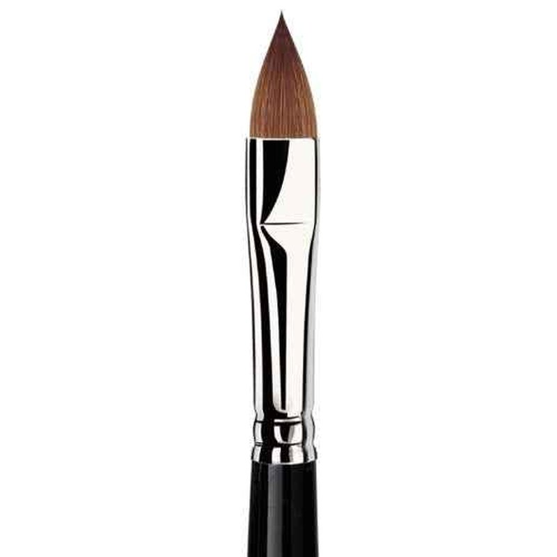 da Vinci Nails Series 18142 Acrylic Technique Nail Brush, Short Pointed Oval Kolinsky Red Sable with Lacquered Handle, Size 8