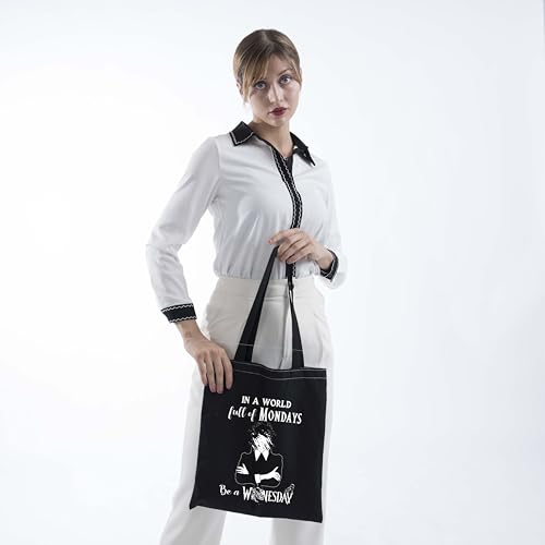 TV Show Merch Zipper Pouch Horror Movie Lover Gift TV Show Fans Gift TV Show Inspired Makeup Bag TV Show Fans Gift (Wed tote)