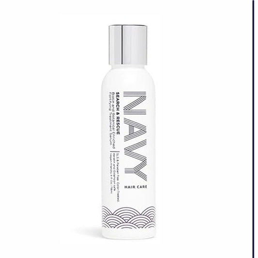 NAVY Hair Care Search & Rescue Fortifying Treatment Serum | Biotin-Enriched Botanical Blend with Chamomile Extract, Coconut & Rosehip Oil | Strengthens, Nourishes & Promotes Hair Growth | 4 oz