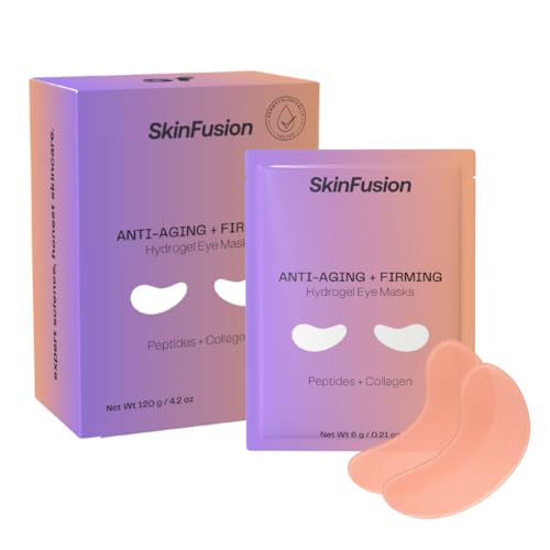 Collagen Under Eye Mask Patches (Anti-Aging + Firming 20 Pairs) with Niacinamide + Peptides - Anti-Aging, Fine Lines, Wrinkles, Dark Circles, Puffy Eyes, Under Eye Bags - Gifts - K Beauty