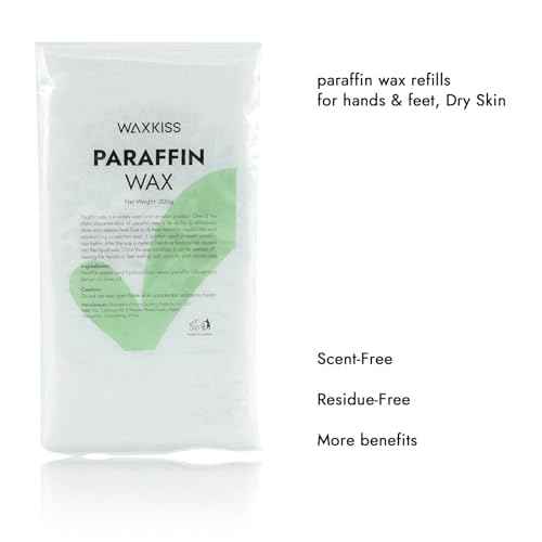 Paraffin Wax Refills for Paraffin Baths, 6 packs Unscent Paraffin Wax for Hand and Feet Hydration and Moisturizing