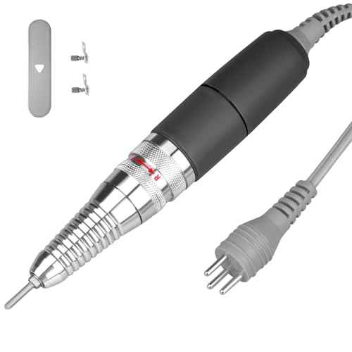 Nail Drill Handpiece for UP200 Machine, HoMove 35000RPM Professional Electric Nail File Handle Replacement 3 Pins, Low Noise and Comfortable (Only Handpiece)