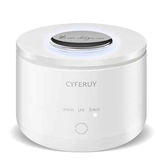 Ultrasonic Retainer Cleaner - 45kHz Retainer Cleaner Machine Dental Cleaning Pod for Dentures, Mouth Guard, Night Guard, Toothbrush Heads, Jewelry with 3 Modes & 160ML Capacity