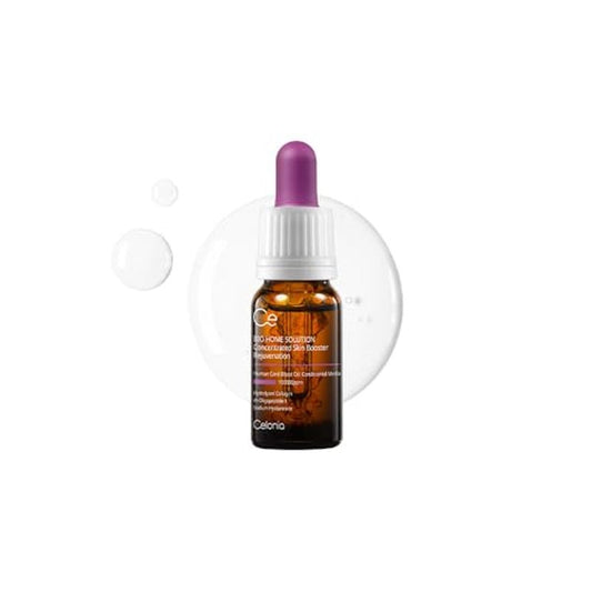 CELONIA Bio Home Solution Concentrated Skin Booster, Bio Stem Cell Ampoule, Korean Cell Growth Anti Aging Serum For Reduce Fine Line, Wrinkles & Acne Scars, Corrects Dark Spot & Reduce Redness (10ml)