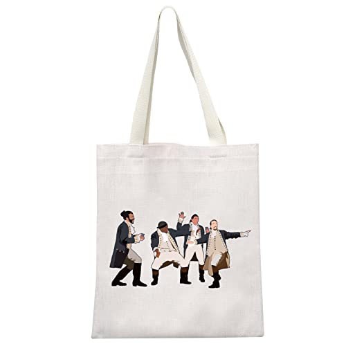 GJTIM Musical Gift Musical Theatre Makeup Bag Theatre Accessory Zipper Pouch for Musical Fans (HamMusical Tote)