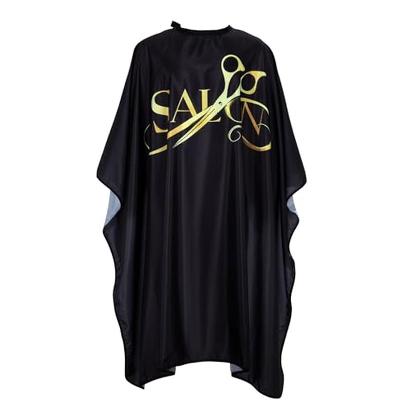 Hair Cutting Cape Barber Cape 63"¡¿55" Professional Barber Capes Water Resistant Hair Cape with Adjustable Neck Size (5 Pack)