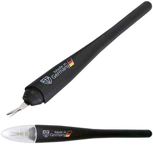 3 Swords Germany - Brand Quality Cuticle Knife Trimmer Remover Cutter (1pc.) Manicure Pedicure Grooming for Professional Finger & Toe Nail Care by 3 Swords, Made in Solingen Germany