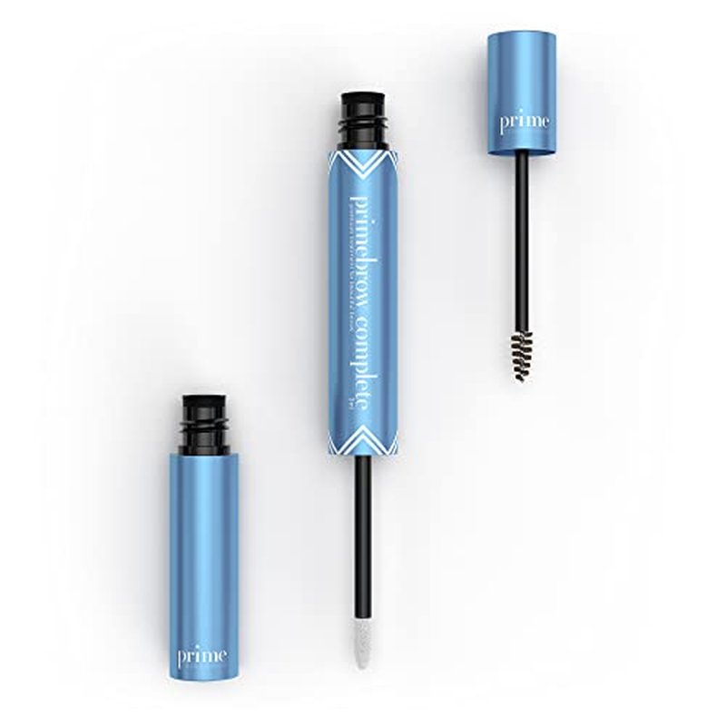 Prime Prometics PrimeBrow Complete ? 3-in-1 Eyebrow Care for Mature Women ? Eyebrow Mousse Tints, Magic Spoolie Brush Shapes, Eyebrow Growth Serum Fills Bald Spots (Deep Brown)