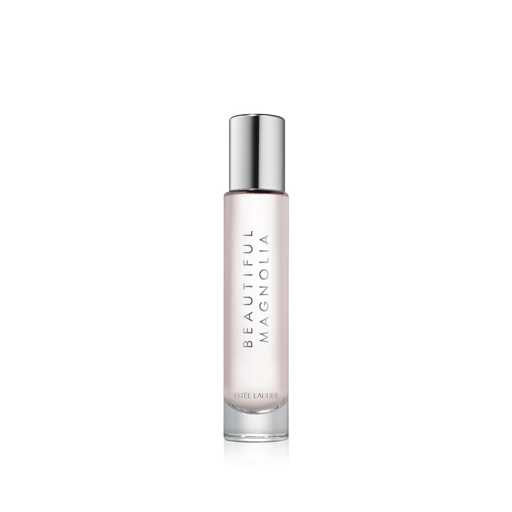 Estée Lauder Beautiful Magnolia Eau de Parfum Spray with Notes of Lush Magnolia, Solar Gardenia, Warm Woods & Luminous Musk | Floral Perfume for Women | Perfumes for Women, Travel Size, 0.34 Fl Oz