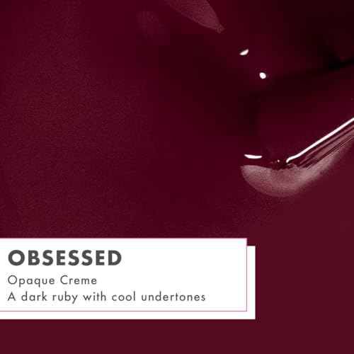 Olive & June Gel Polish | UV LED Nail Lamp Needed | Long Lasting Formula | Up to 21 Days of Wear | Damage-Free Removal | Salon-Quality Manicure, Pedicure at Home | Obsessed | Dark Ruby